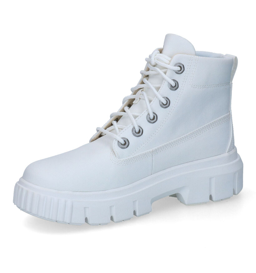 Timberland Greyfield Fabric Witte Boots in stof (303673)