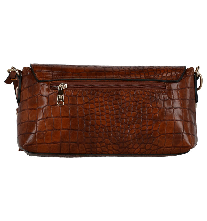 Pepe Moll Vegan Cognac Crossbody Tas in kunstleer (283579)