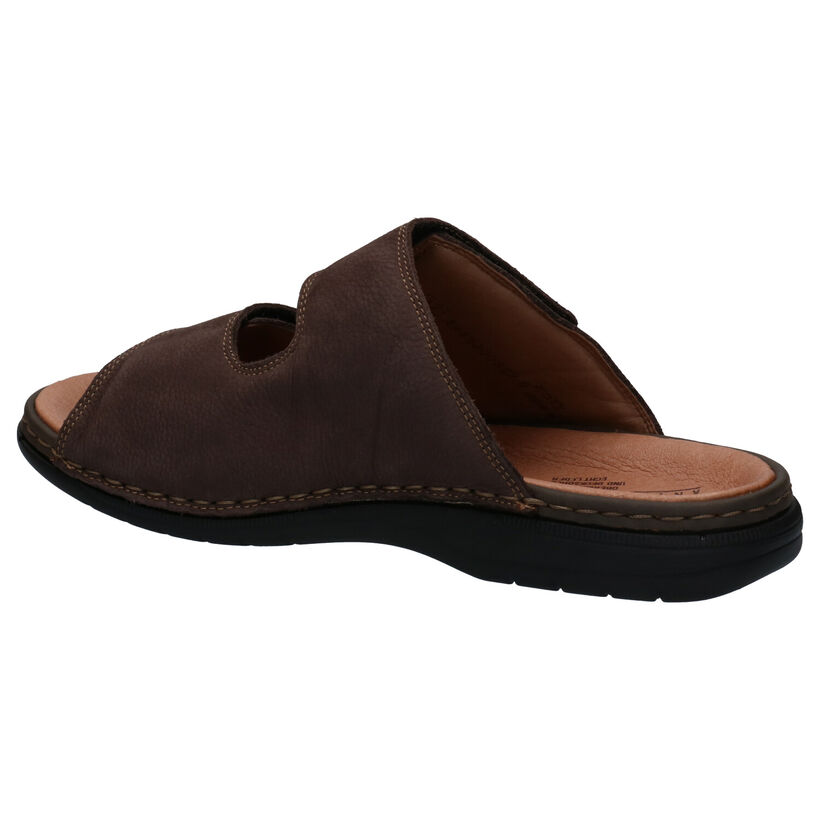 Rieker Nu-pieds à scratch en Noir pour hommes (366091)