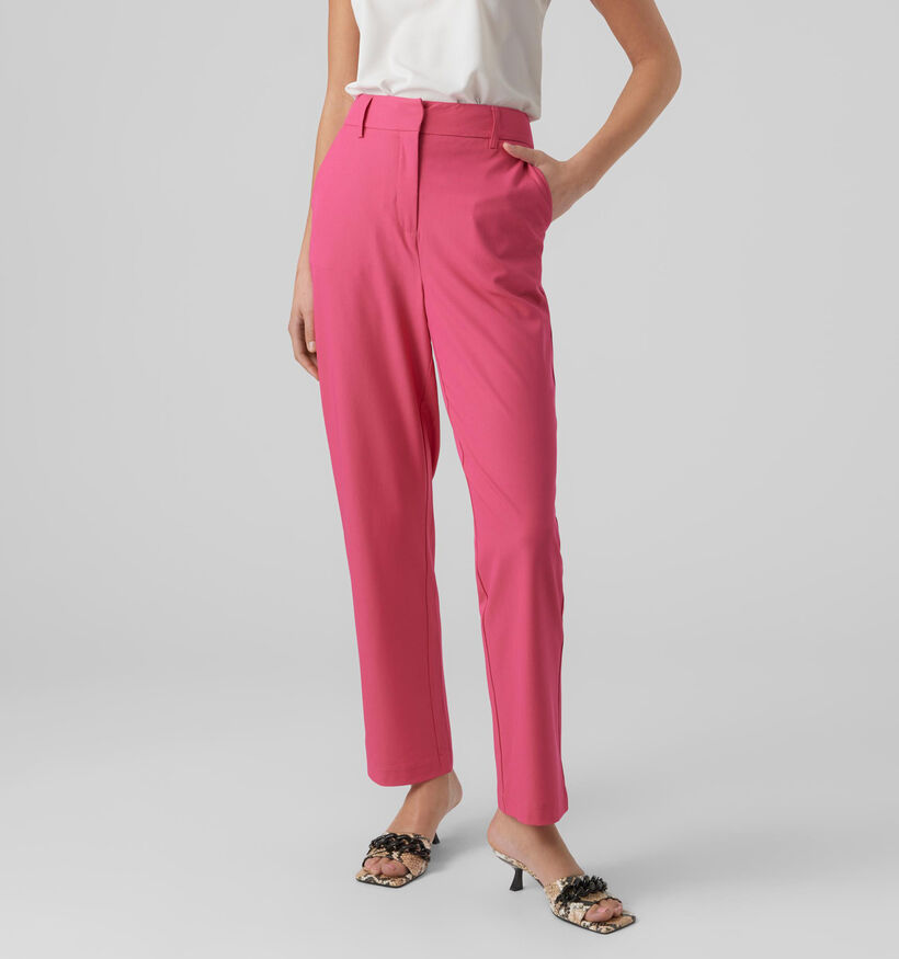 Vero Moda Zelda Roze Geklede Broek L-32 voor dames (323845)