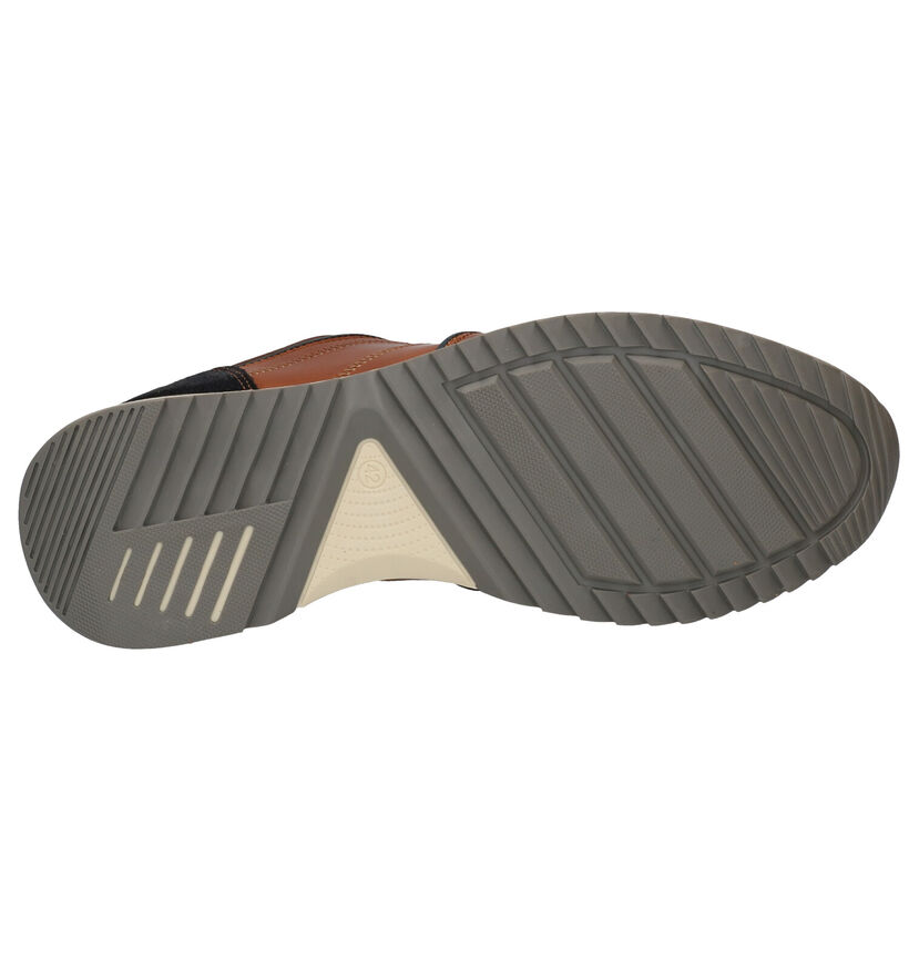 Bullboxer Chaussures à lacets en Cognac pour hommes (324232) - pour semelles orthopédiques