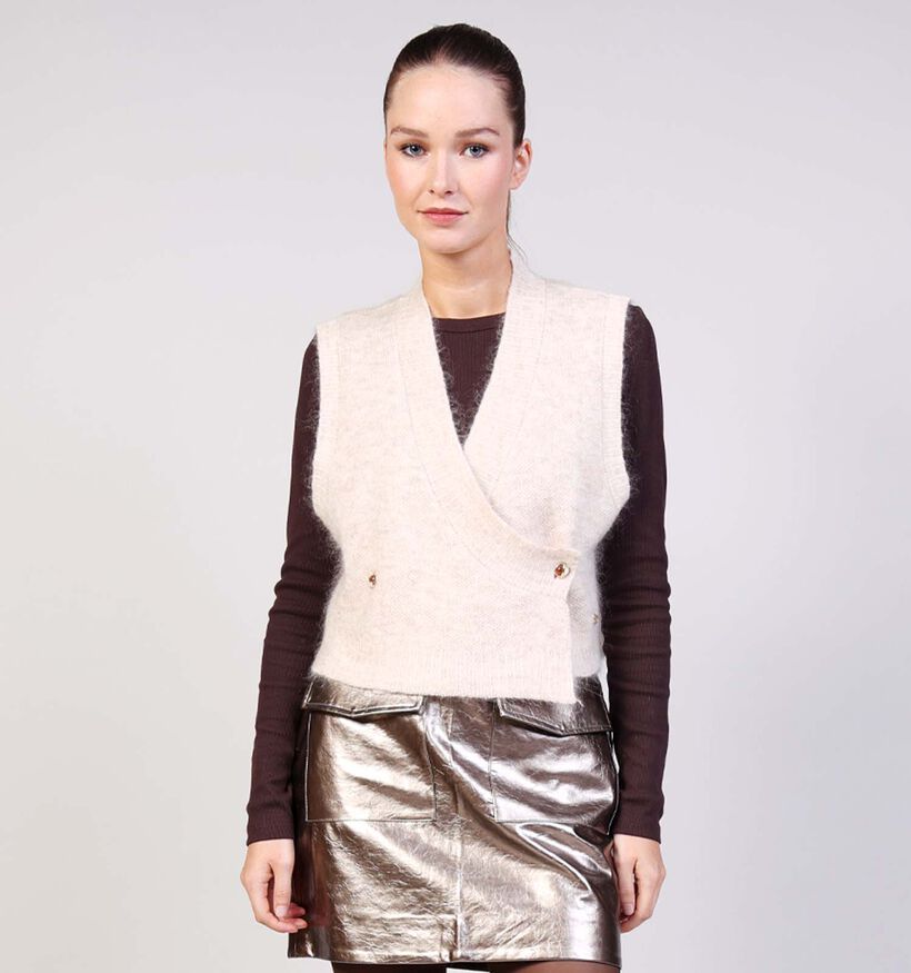 Orfeo Pilla Gilet en Beige pour femmes (365794)