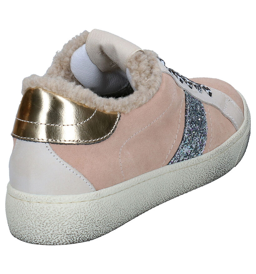 Méliné roze Sneakers in daim (297812)