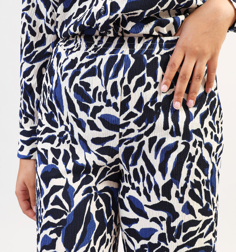 Vila Laya Pantalon large en Bleu pour femmes (353038)