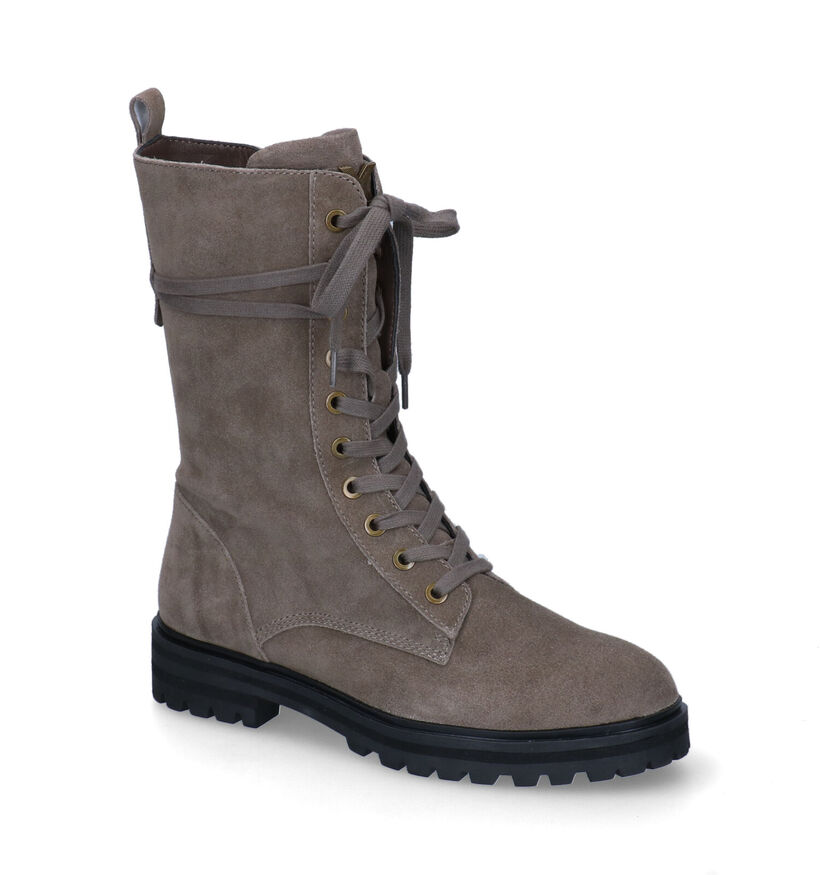 Mexx Hatty Bottines en Taupe pour femmes (296192) - pour semelles orthopédiques