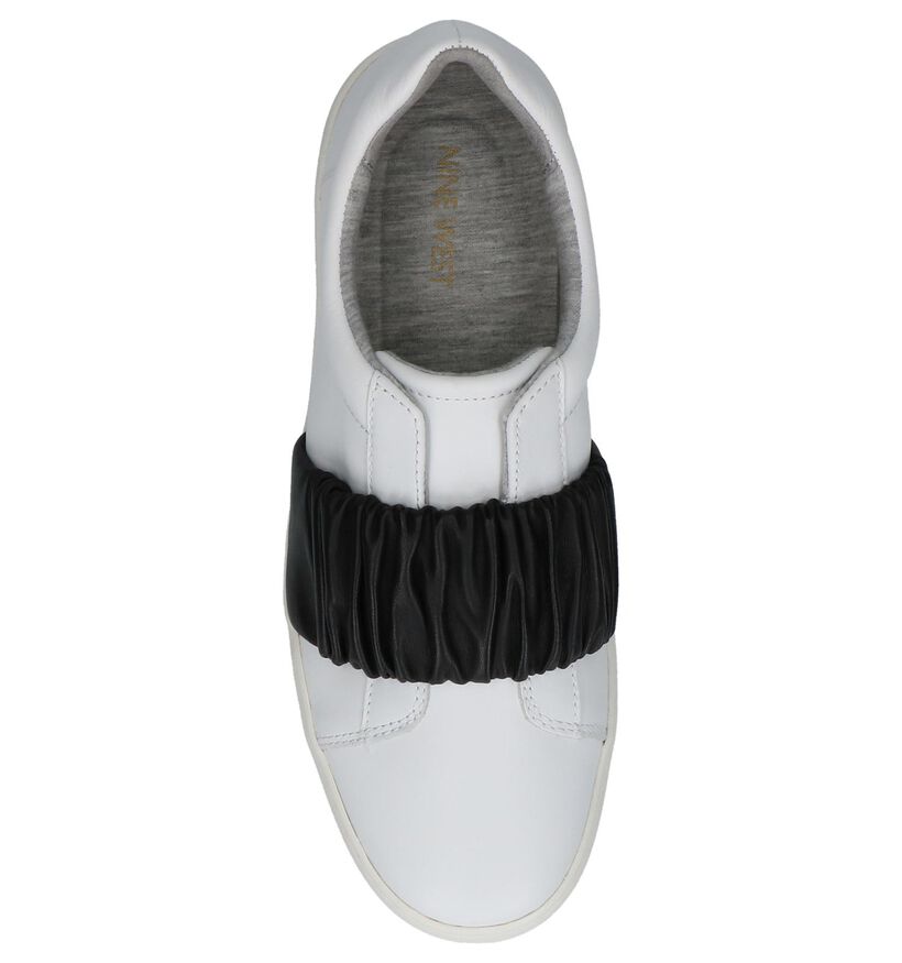 Wit/Zwarte Slip-on Sneakers Nine West Pindiviah, , pdp