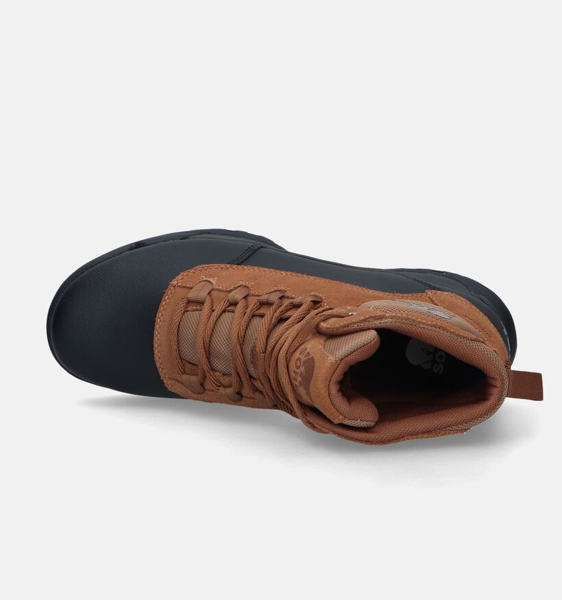 Sorel Chaussures de randonnée étanches en Cognac pour hommes (329584) - pour semelles orthopédiques