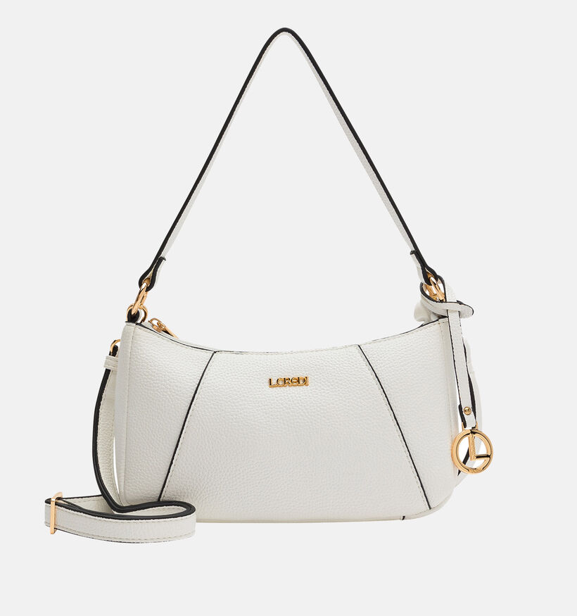 L.Credi Michaela Witte Schoudertas met Riem voor dames (370924)