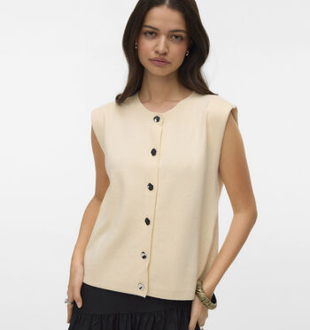 Vero Moda Vestes Beige