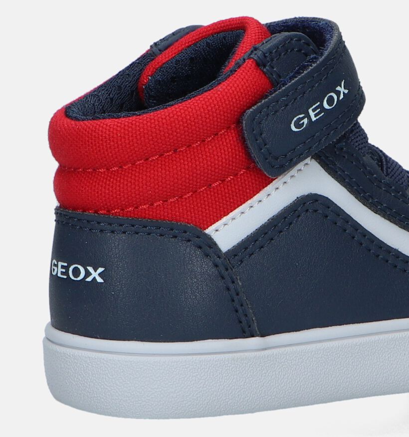 Geox Gisli Blauwe Babyschoentjes voor jongens (330058) - geschikt voor steunzolen