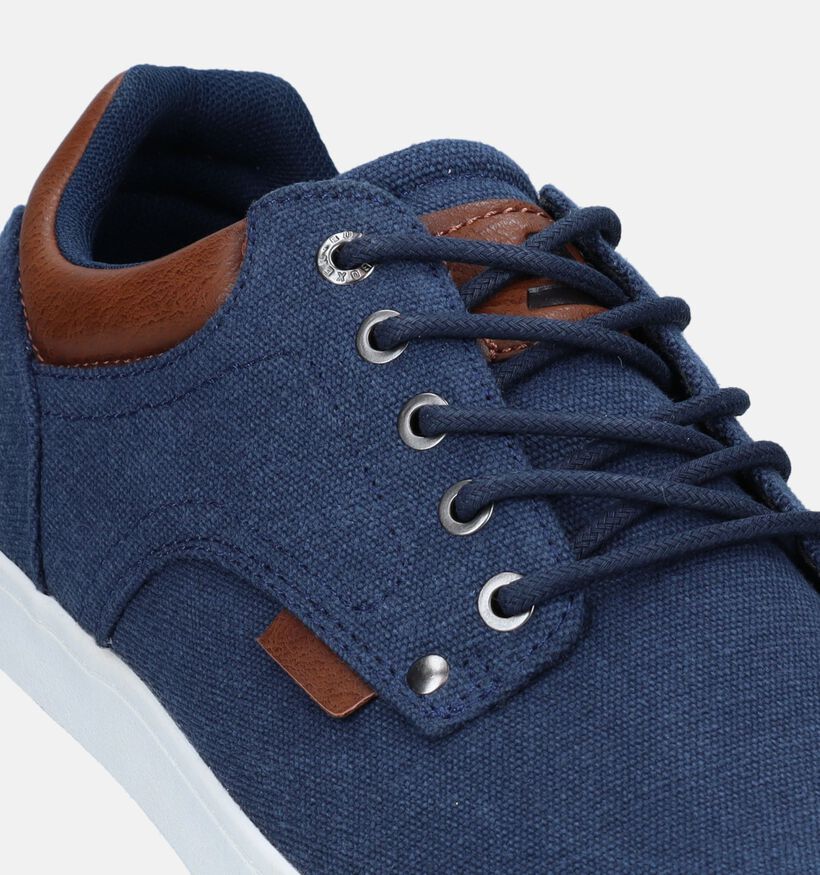 Bullboxer Blauwe Veterschoenen voor heren (336657) - geschikt voor steunzolen