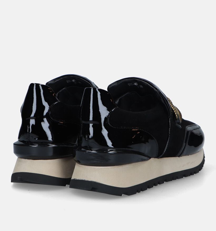 Nathan-Baume Chaussures à enfiler en Noir pour femmes (332391) - pour semelles orthopédiques
