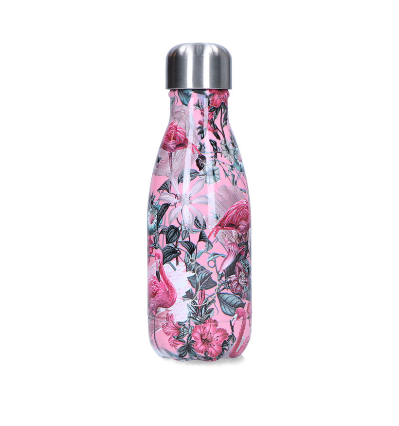 Chilly’s x Tropical Flamingo Roze Drinkfles 260ml voor dames, meisjes (331290)