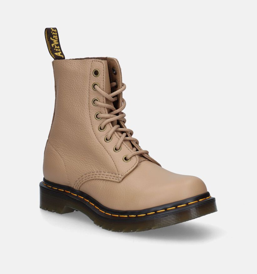 Dr. Martens 1460 Pascal Boots en Brun pour femmes (334970) - pour semelles orthopédiques