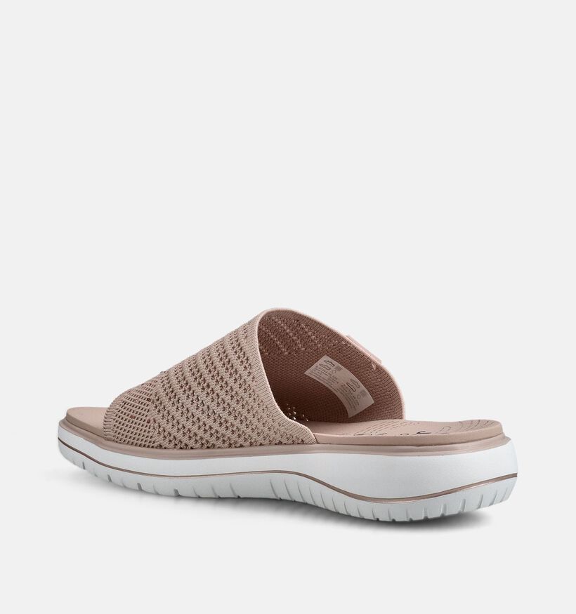 Jana Nu-pieds plates en Or rose pour femmes (371664)