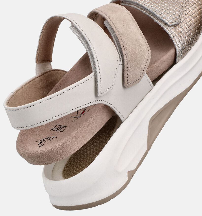 Gabor Beige Sandalen voor Steunzolen voor dames (371188) - geschikt voor steunzolen