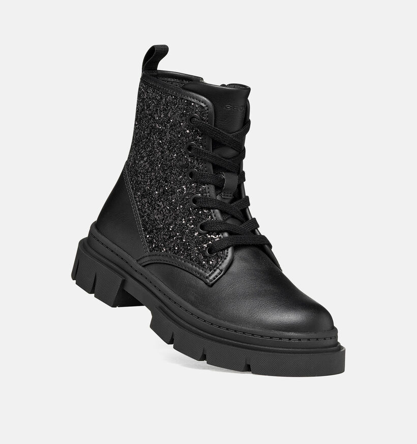 Geox Karsyn Girl Glitter Boots met Veter en Rits voor meisjes (377737) - geschikt voor steunzolen