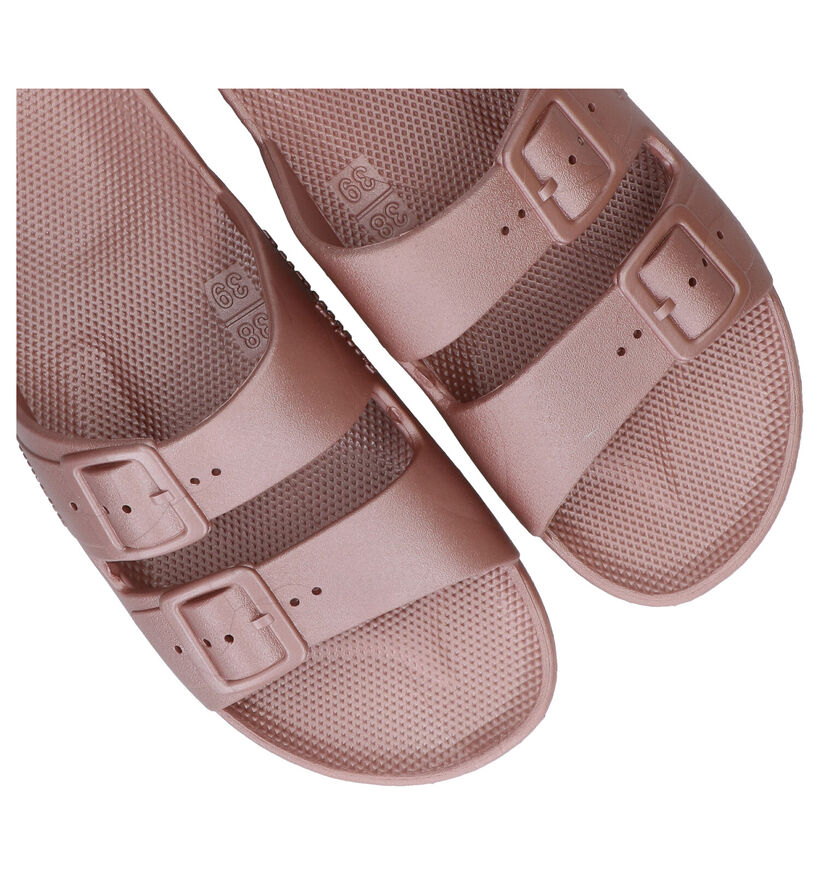 Freedom Moses Roze Slippers in kunststof (288375)