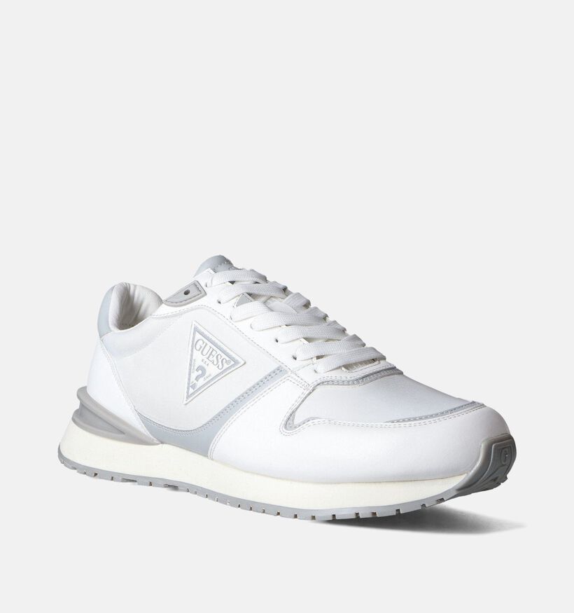 Guess Island Witte Veterschoenen voor heren (354052) - geschikt voor steunzolen