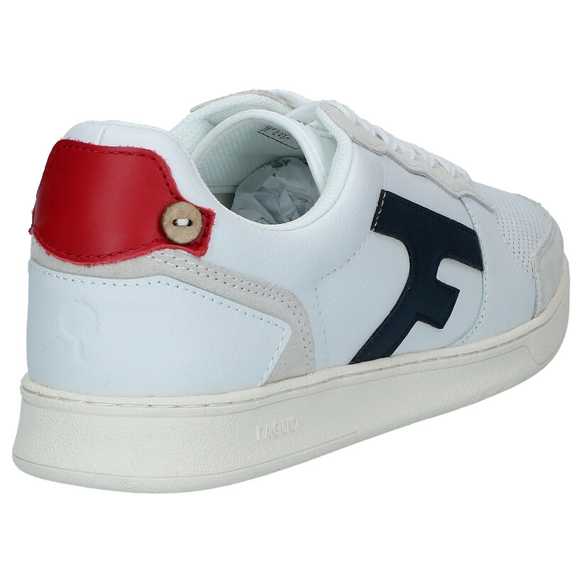 Faguo Hazel Witte Sneakers in leer (289024)