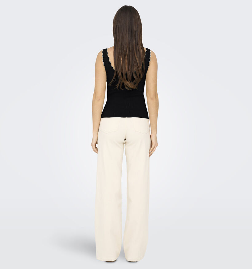 JDY Scallop Edge D&eacute;bardeur en Noir pour femmes (370068)