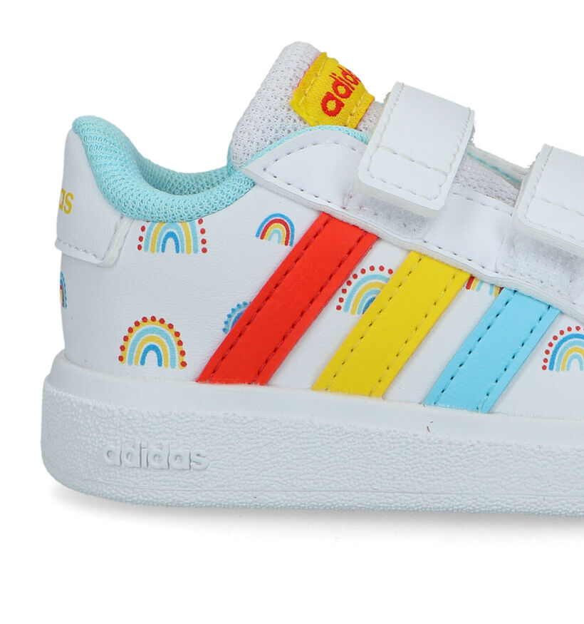 adidas Grand Court 2.0 CF Witte Sneakers voor meisjes (326903)