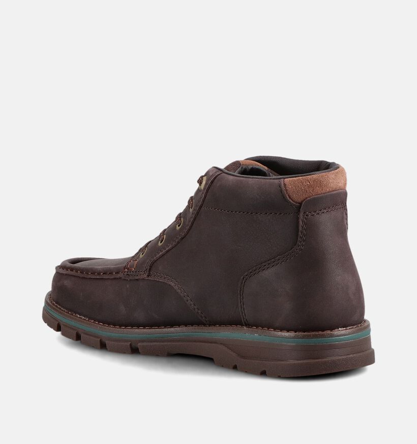 Caterpillar Estimate Moc Chukka Donkerbruine Boots met Veters voor heren (377643) - geschikt voor steunzolen