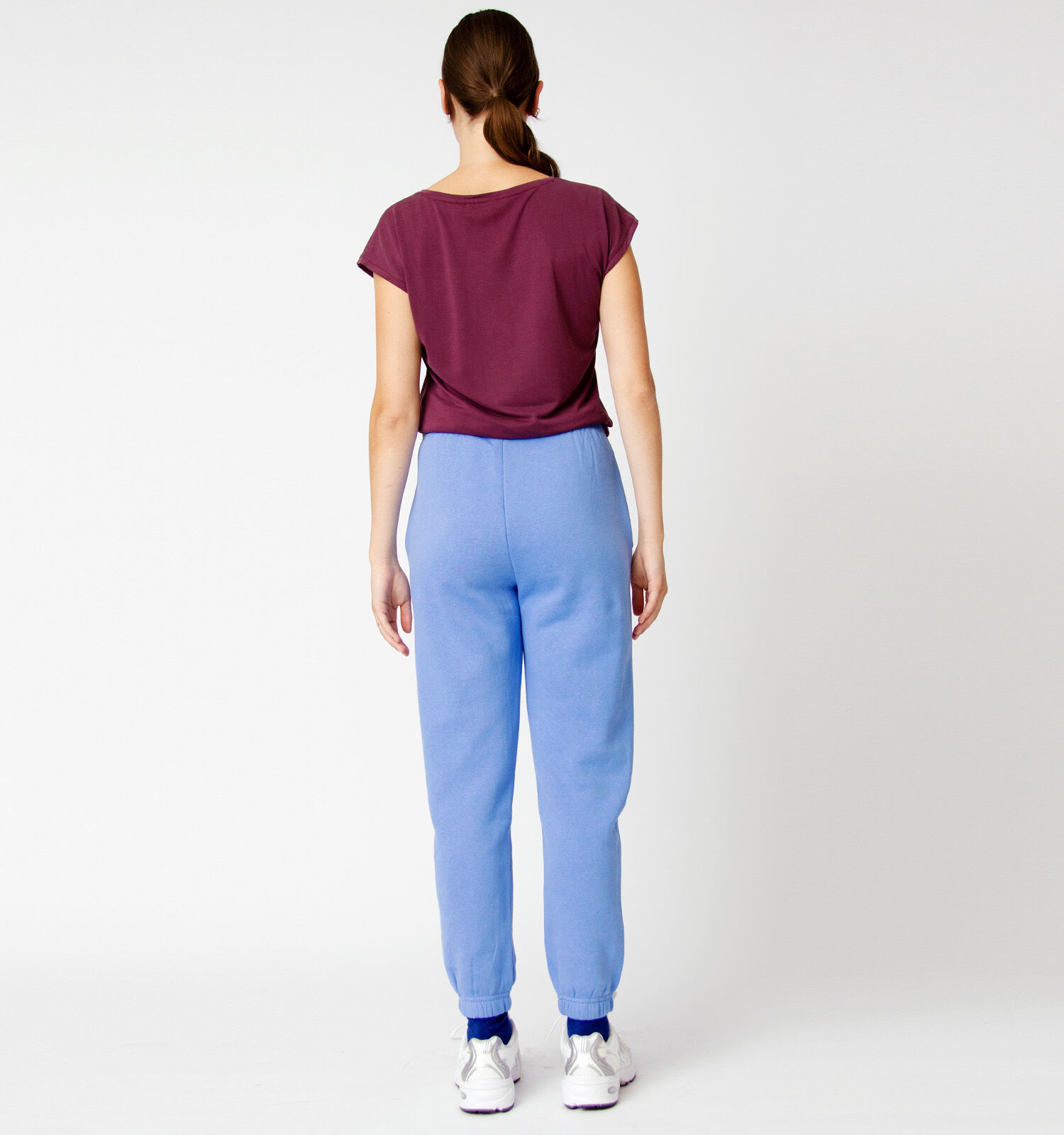 Pieces Chilli Blauwe Joggingbroek Dames Broeken Loungewear Online op TORFS.BE