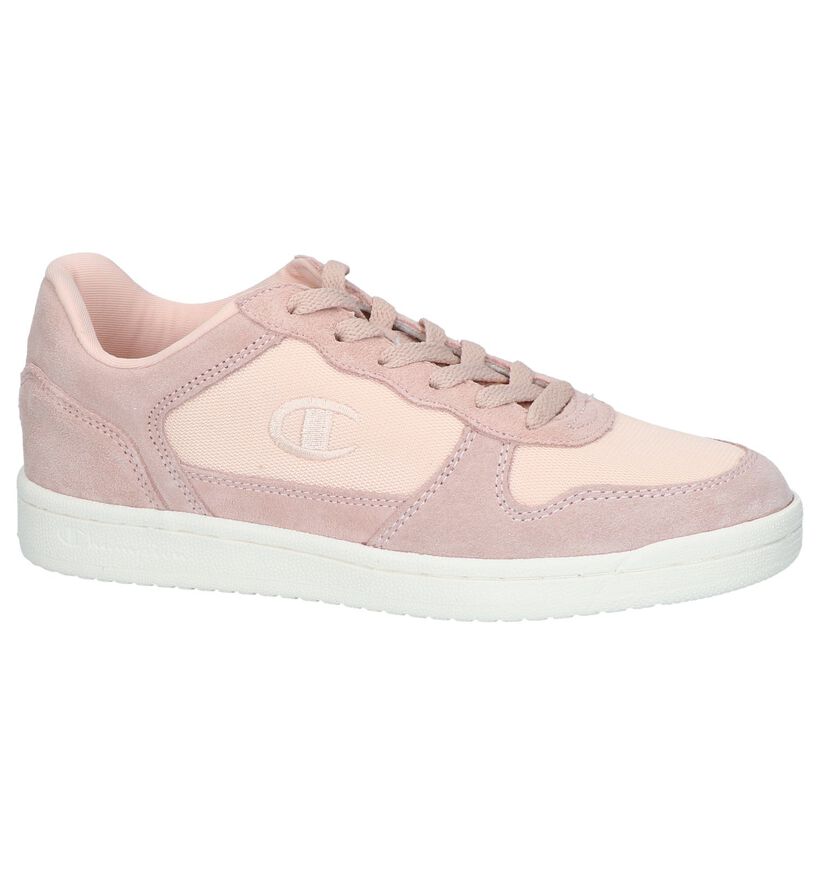 Roze Sneakers Champion Chicago Basket NB Low in daim (240828)