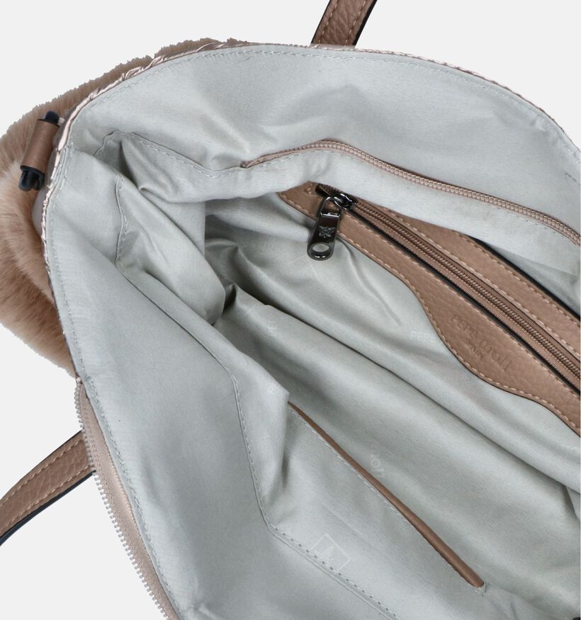 Pepe Moll Tecno Beige Shopper met rits voor dames (349672)