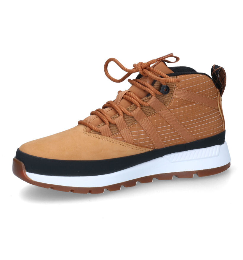 Timberland Euro Tracker Super OX Bottines en camel pour garçons (313057) - pour semelles orthopédiques