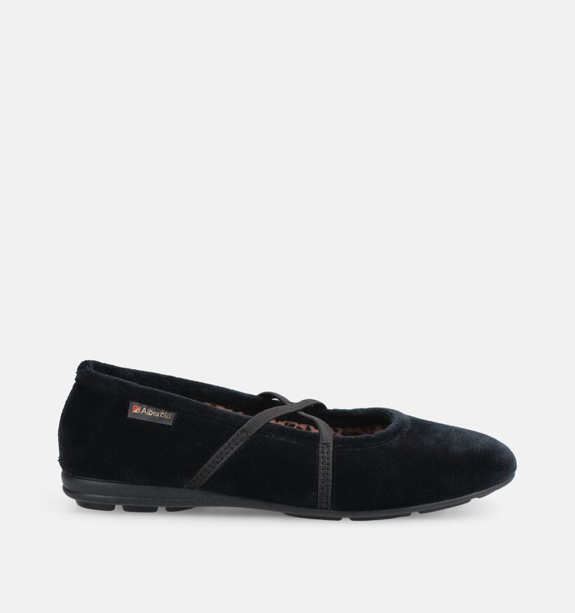 Alberola Zwarte Gesloten Pantoffels voor dames (380872)
