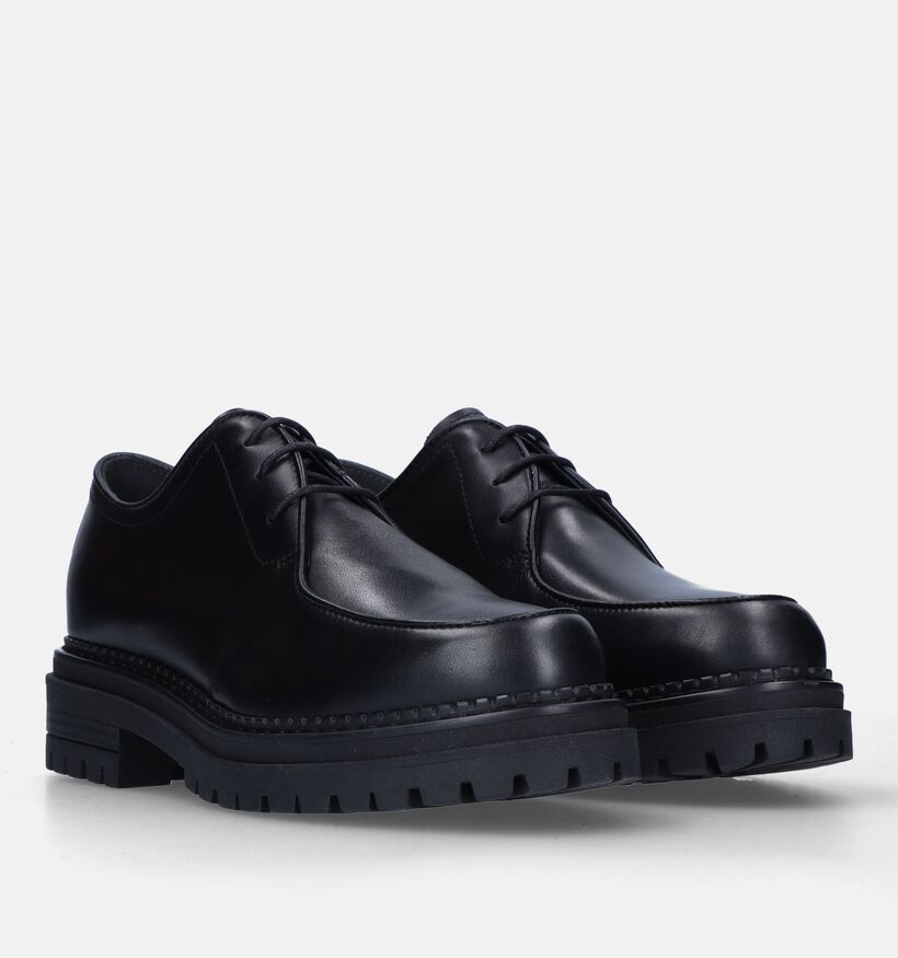 Nerogiardini Chaussures à lacets chunky en Noir pour femmes (329886)
