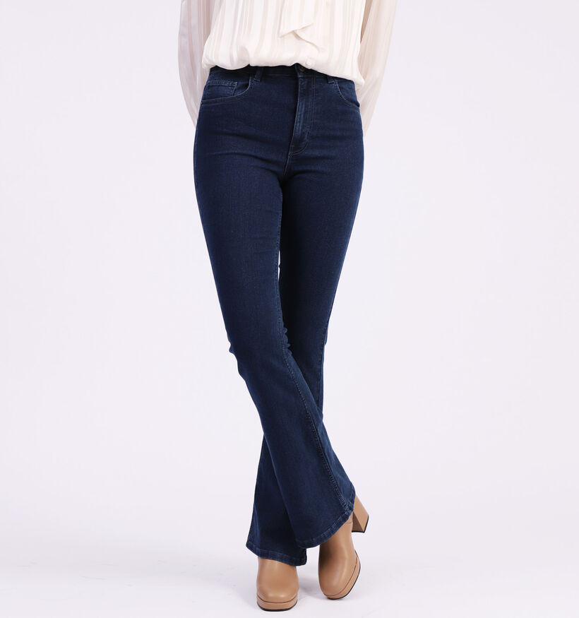 Pieces Peggy Blauwe Flared Jeans voor dames (318295)