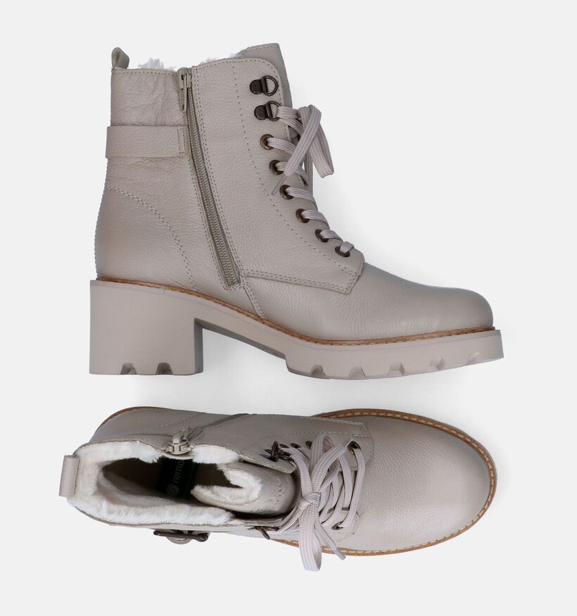 Remonte Ecru Boots voor dames (315729) - geschikt voor steunzolen