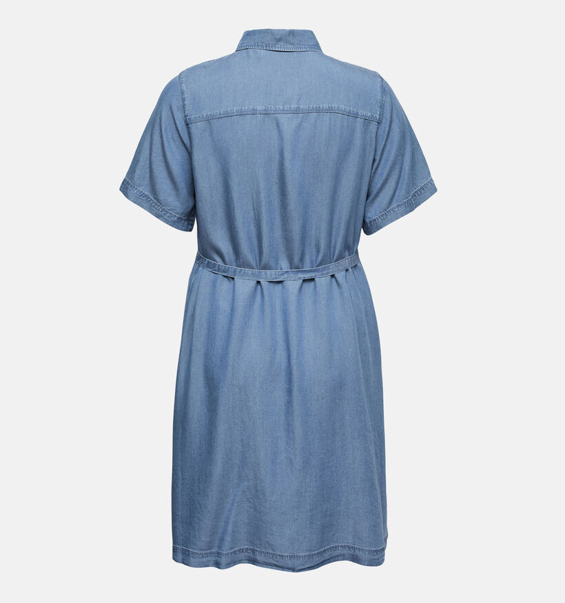 Vero Moda Curve Bree Blauwe Hemdjurk voor dames (369339)