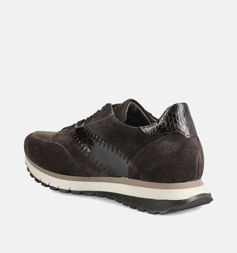 Gabor Comfort Donkerbruine Lage Schoenen voor dames (376993) - geschikt voor steunzolen