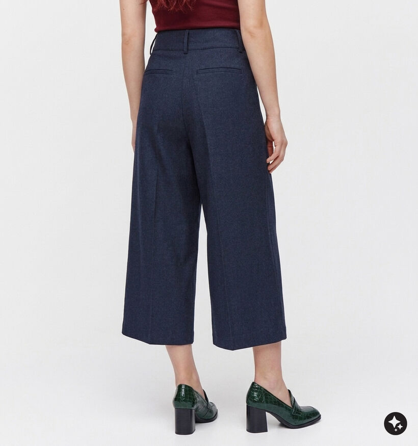 Vila Aggi Donkerblauwe Geklede Broek voor dames (382211)
