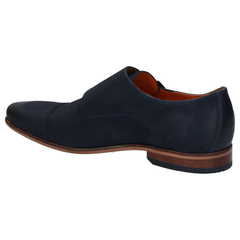 Van Lier Chaussures classiques en Bleu foncé en nubuck (272952)