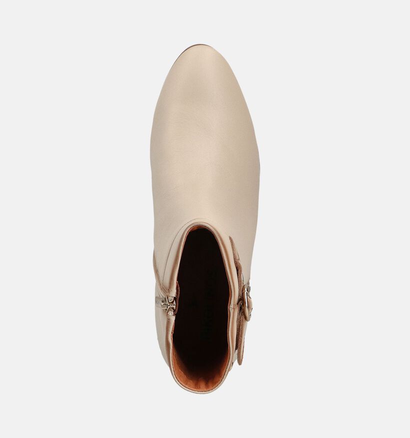 Pikolinos Calafat Bottines à talons en Écru pour femmes (363872)
