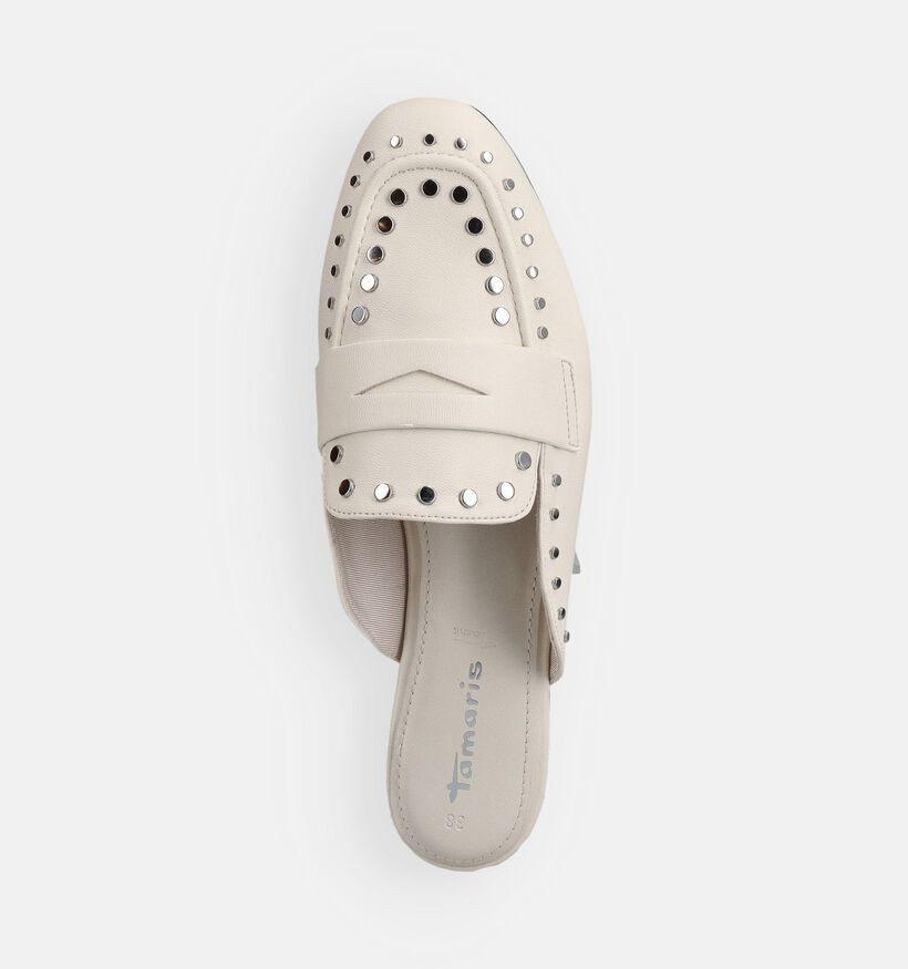 Tamaris Nu-pieds plates en &Eacute;cru pour femmes (367674)