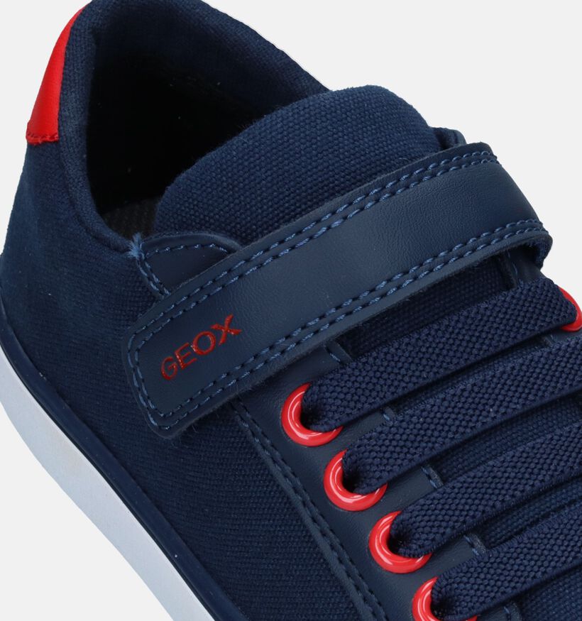 Geox Gisli Chaussures à velcro en Bleu pour garçons (335775) - pour semelles orthopédiques