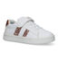 Geox Djrock Baskets en Blanc pour filles (320650) - pour semelles orthopédiques