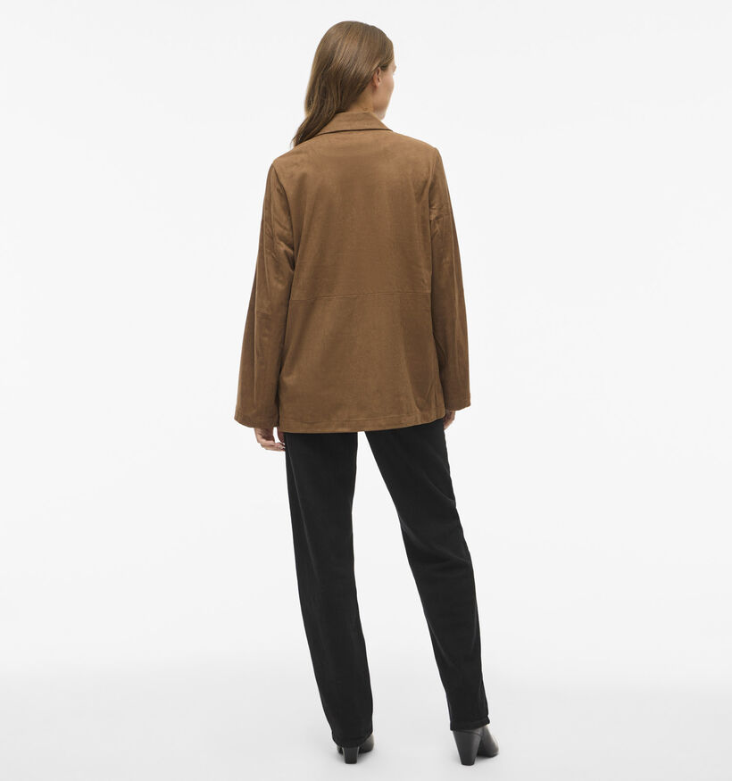 Vila Hena Blazer en Brun pour femmes (371887)