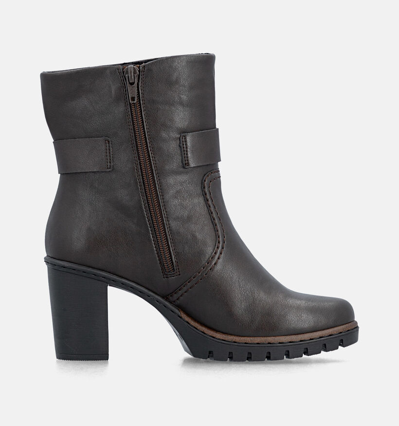 Rieker Antistress Bottines en Brun fonc&eacute; pour femmes (377931)