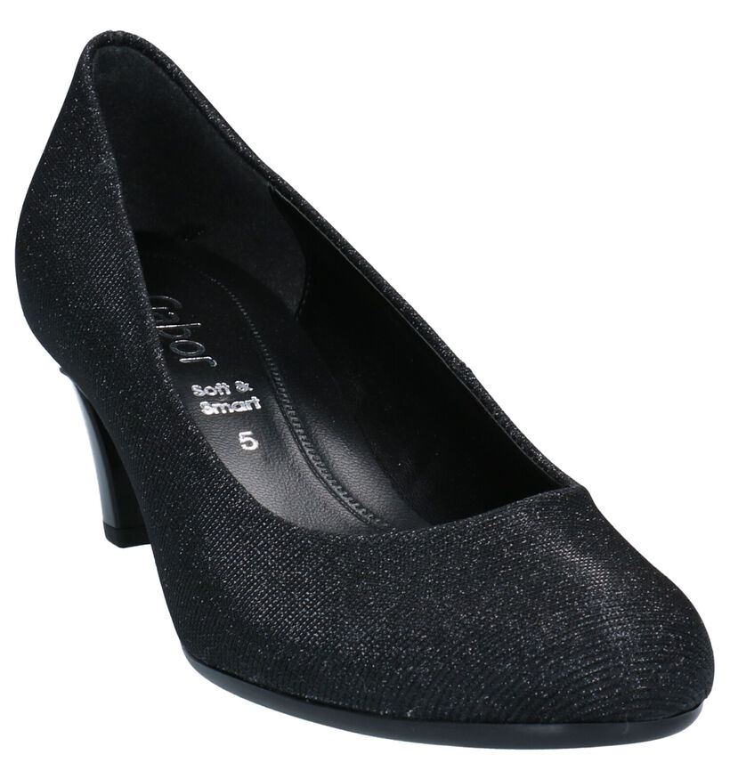 Gabor Soft & Smart Zwarte Pumps in stof (271680)