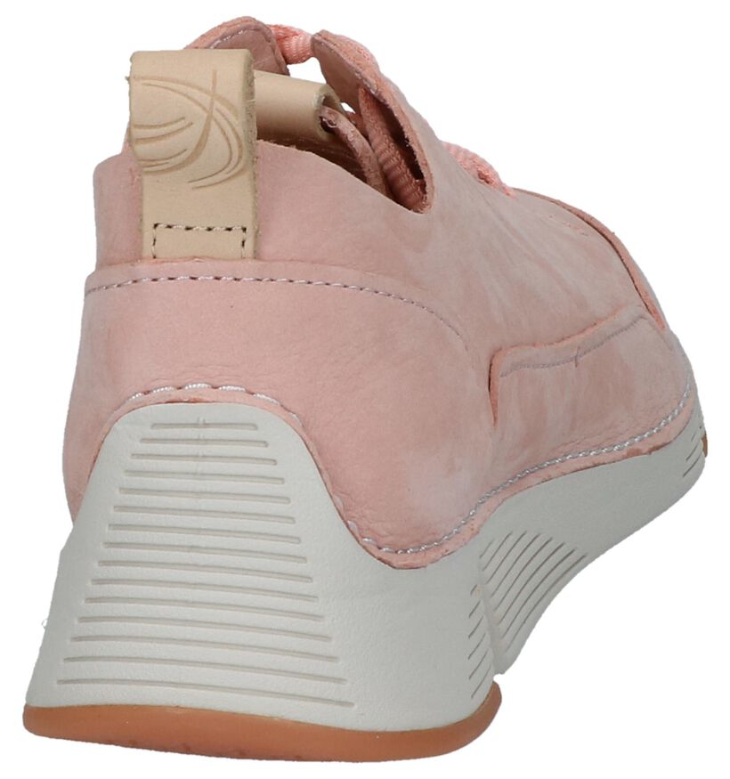 Clarks Chaussures à lacets en Rose clair en nubuck (241588)