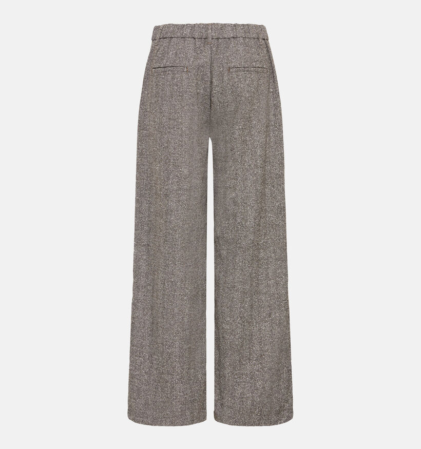 Fransa Vea Bruine Gem&ecirc;leerde Broek voor dames (379931)