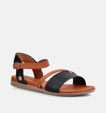 Mustang Sandales Noir/Vert