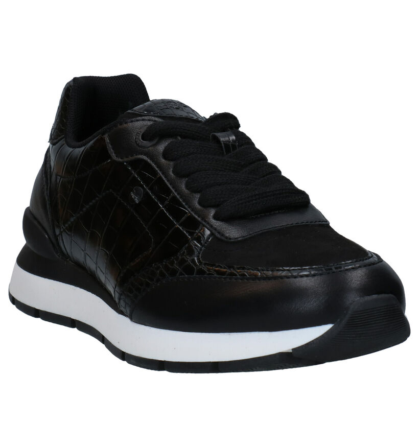 Esprit Zwarte Sneakers in kunstleer (279620)